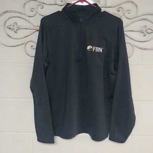 SPORT-TEK DARK GREY QUARTER ZIP SHIRT, NEW